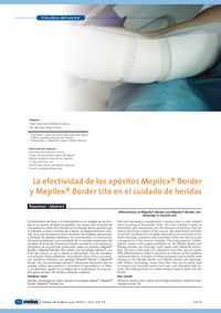 La efectividad de los apósitos Mepilex Border y Mepilex Border Lite en el cuidado de heridas
