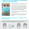 Protección de la piel debajo de mascarillas y gafas protectoras (EPIs)