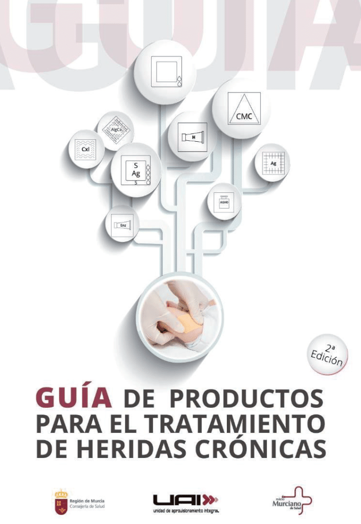 Guía de Productos disponibles en el Servicio Murciano de Salud (SMS) para la prevención y tratamiento de heridas crónicas.