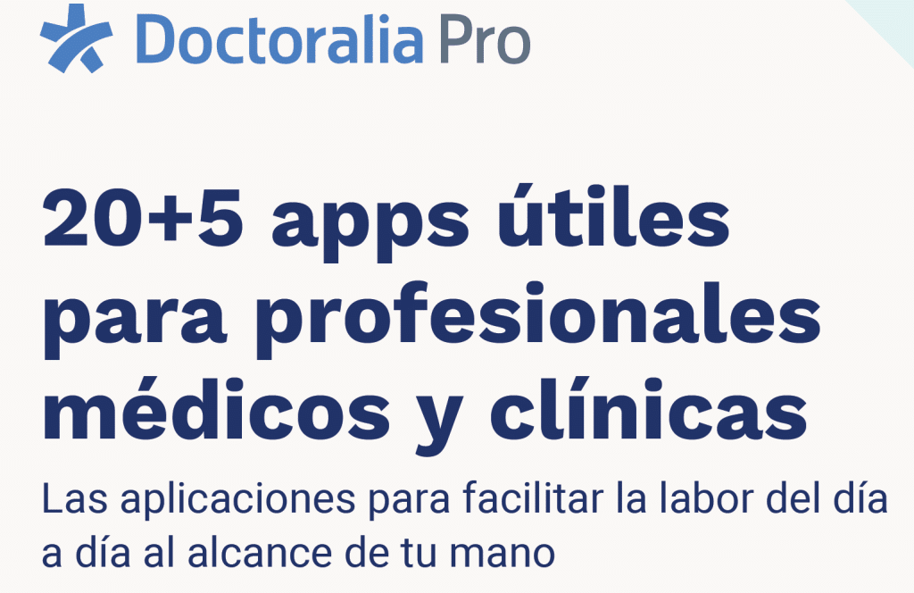 20+5 apps útiles para profesionales sanitarios